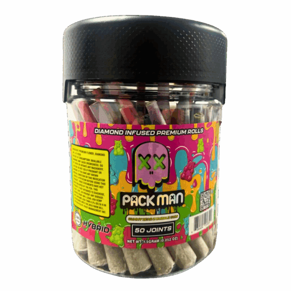 Packman-Gummy Bear Z Bubble Gum 50pk