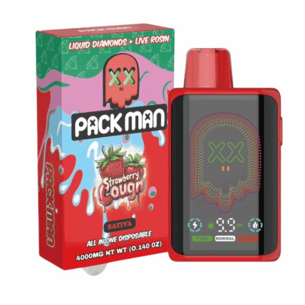 Packman 4g Disposable Vape - Strawberry Cough