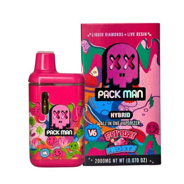 Packman 2g Disposable Vape - Strawberry Frosty
